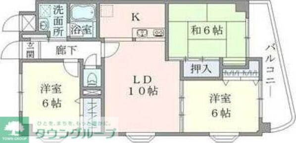 ベルメゾン南篠崎の物件間取画像